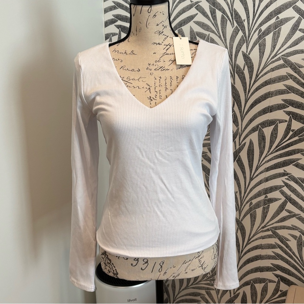 Z Supply ribbed v neck